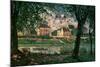 Village by the Seine (Villeneuve-La-Garenne)-Alfred Sisley-Mounted Giclee Print