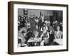 Village Cafe Used as Temporary Film Theater For Audiences-Larry Burrows-Framed Photographic Print