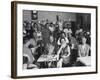 Village Cafe Used as Temporary Film Theater For Audiences-Larry Burrows-Framed Photographic Print