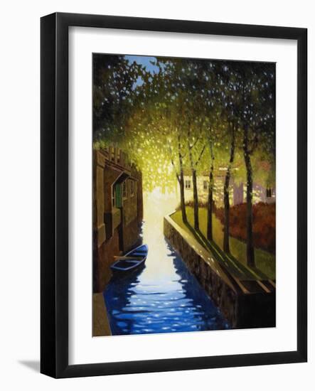 Village Canal, Annecy-Max Hayslette-Framed Giclee Print