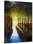 Village Canal, Annecy-Max Hayslette-Stretched Canvas