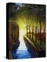 Village Canal, Annecy-Max Hayslette-Stretched Canvas