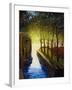 Village Canal, Annecy-Max Hayslette-Framed Premium Giclee Print