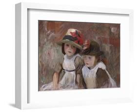 Village Children, 1890-John Singer Sargent-Framed Giclee Print