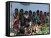 Village Children, Sri Lanka-Yadid Levy-Framed Stretched Canvas