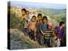 Village Children, Udomoxai (Udom Xai) Province, Laos, Indochina, Southeast Asia-Jane Sweeney-Stretched Canvas