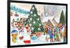 Village Christmas-Tony Todd-Framed Giclee Print