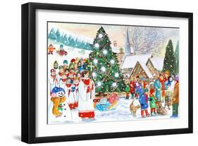 Village Christmas-Tony Todd-Framed Giclee Print