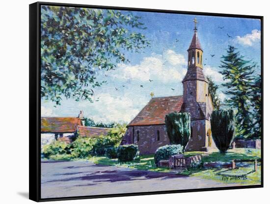 Village Church-Tilly Willis-Framed Stretched Canvas