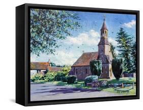Village Church-Tilly Willis-Framed Stretched Canvas