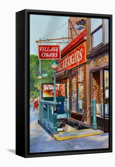 Village Cigars, 2013-Anthony Butera-Framed Stretched Canvas