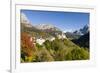 Village Colle San Lucia in Val Fiorentina. Dolomites, Italy-Martin Zwick-Framed Photographic Print