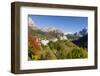 Village Colle San Lucia in Val Fiorentina. Dolomites, Italy-Martin Zwick-Framed Photographic Print