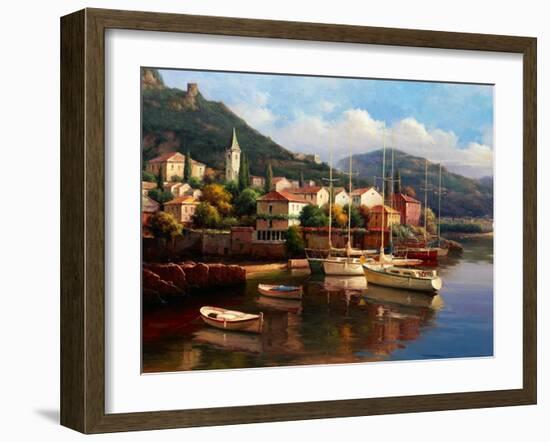 Village Cove-Catano-Framed Art Print