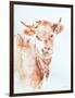 Village Cow-Aimee Del Valle-Framed Art Print