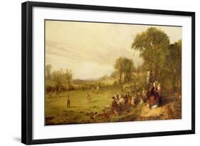 Village Cricket-John Ritchie-Framed Giclee Print