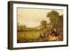 Village Cricket-John Ritchie-Framed Giclee Print