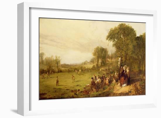 Village Cricket-John Ritchie-Framed Giclee Print