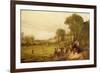 Village Cricket-John Ritchie-Framed Giclee Print