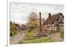 Village Cross, Ashton-Under-Hill, Gloucester-Alfred Robert Quinton-Framed Giclee Print