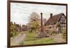 Village Cross, Ashton-Under-Hill, Gloucester-Alfred Robert Quinton-Framed Giclee Print