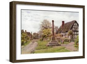 Village Cross, Ashton-Under-Hill, Gloucester-Alfred Robert Quinton-Framed Giclee Print