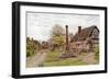 Village Cross, Ashton-Under-Hill, Gloucester-Alfred Robert Quinton-Framed Giclee Print