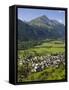 Village D'Aucun and Arrens-Marsous, Hautes-Pyrenees, Midi-Pyrenees, France-Doug Pearson-Framed Stretched Canvas