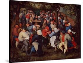 Village Dance-Jan Brueghel the Younger-Stretched Canvas