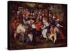 Village Dance-Jan Brueghel the Younger-Stretched Canvas