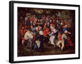 Village Dance-Jan Brueghel the Younger-Framed Giclee Print