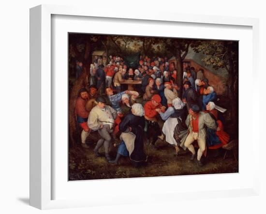 Village Dance-Jan Brueghel the Younger-Framed Giclee Print