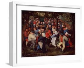 Village Dance-Jan Brueghel the Younger-Framed Giclee Print