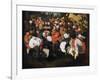 Village Dance-Pieter Brueghel the Younger-Framed Giclee Print