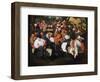 Village Dance-Pieter Brueghel the Younger-Framed Giclee Print