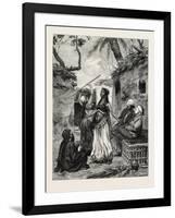 Village Dancers. Egypt, 1879-null-Framed Giclee Print