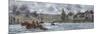 Village De Lavacourt, Pres De Vetheuil, 1878-Claude Monet-Mounted Giclee Print