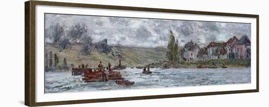 Village De Lavacourt, Pres De Vetheuil, 1878-Claude Monet-Framed Giclee Print