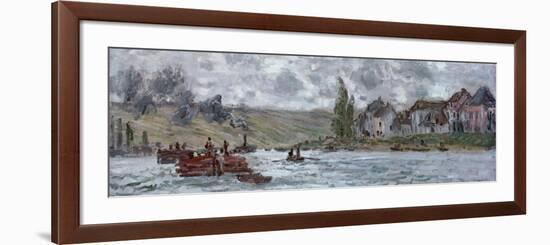 Village De Lavacourt, Pres De Vetheuil, 1878-Claude Monet-Framed Giclee Print