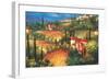 Village de Vinci-Per Mattin-Framed Art Print