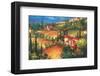 Village de Vinci-Per Mattin-Framed Art Print