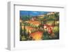 Village de Vinci-Per Mattin-Framed Art Print