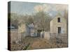 Village de Voisins (Yvelines)-Alfred Sisley-Stretched Canvas