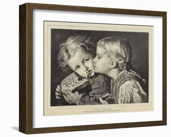 Village Diplomacy-Karl Wilhelm Friedrich Bauerle-Framed Giclee Print