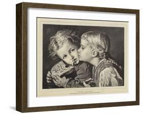 Village Diplomacy-Karl Wilhelm Friedrich Bauerle-Framed Giclee Print