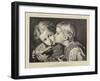 Village Diplomacy-Karl Wilhelm Friedrich Bauerle-Framed Giclee Print