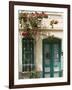 Village Doorway, Agiasos, Lesvos, Mytilini, Aegean Islands, Greece-Walter Bibikow-Framed Photographic Print