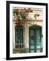 Village Doorway, Agiasos, Lesvos, Mytilini, Aegean Islands, Greece-Walter Bibikow-Framed Photographic Print