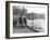 Village Duck Pond Scene, Tickhill, Doncaster, South Yorkshire, 1961-Michael Walters-Framed Photographic Print