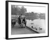 Village Duck Pond Scene, Tickhill, Doncaster, South Yorkshire, 1961-Michael Walters-Framed Photographic Print